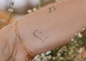 Zodiac Constellations Temporary Tattoos