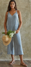 Load image into Gallery viewer, Open Back Jumpsuit - Denim Blue