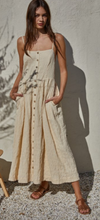 Load image into Gallery viewer, Button Up Maxi Dress