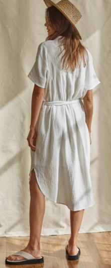 Short Sleeve Cotton Dress