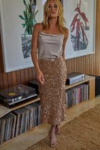 Load image into Gallery viewer, Sequin Midi Skirt