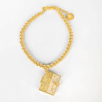 Secret Scriptures Bracelet: Love - Gold