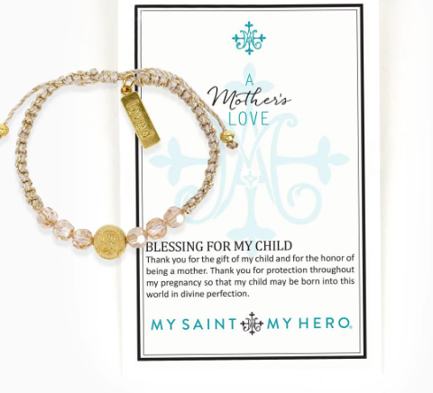 A Mother's Love Blessing for My Child Bracelet
