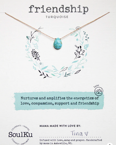 Turquoise Luxe Necklace - Friendship