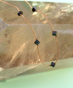 Black Spinel Celestial Necklace - Recharge