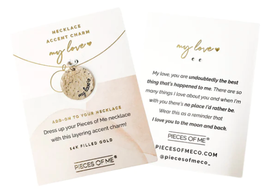 Pieces of Me Gold Accent Charm