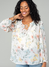 Load image into Gallery viewer, Dusty Sage Floral Blouse