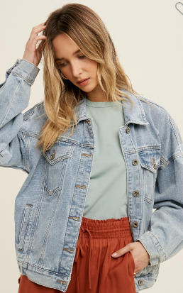 Wash Denim Jacket