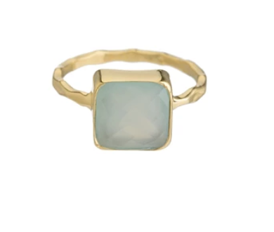 Blue Chalcedony Ring