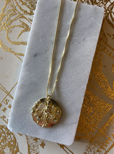 Load image into Gallery viewer, Zodiac Coin Necklace