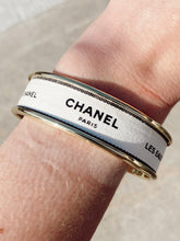 Load image into Gallery viewer, White Chanel Ribbon Cuff