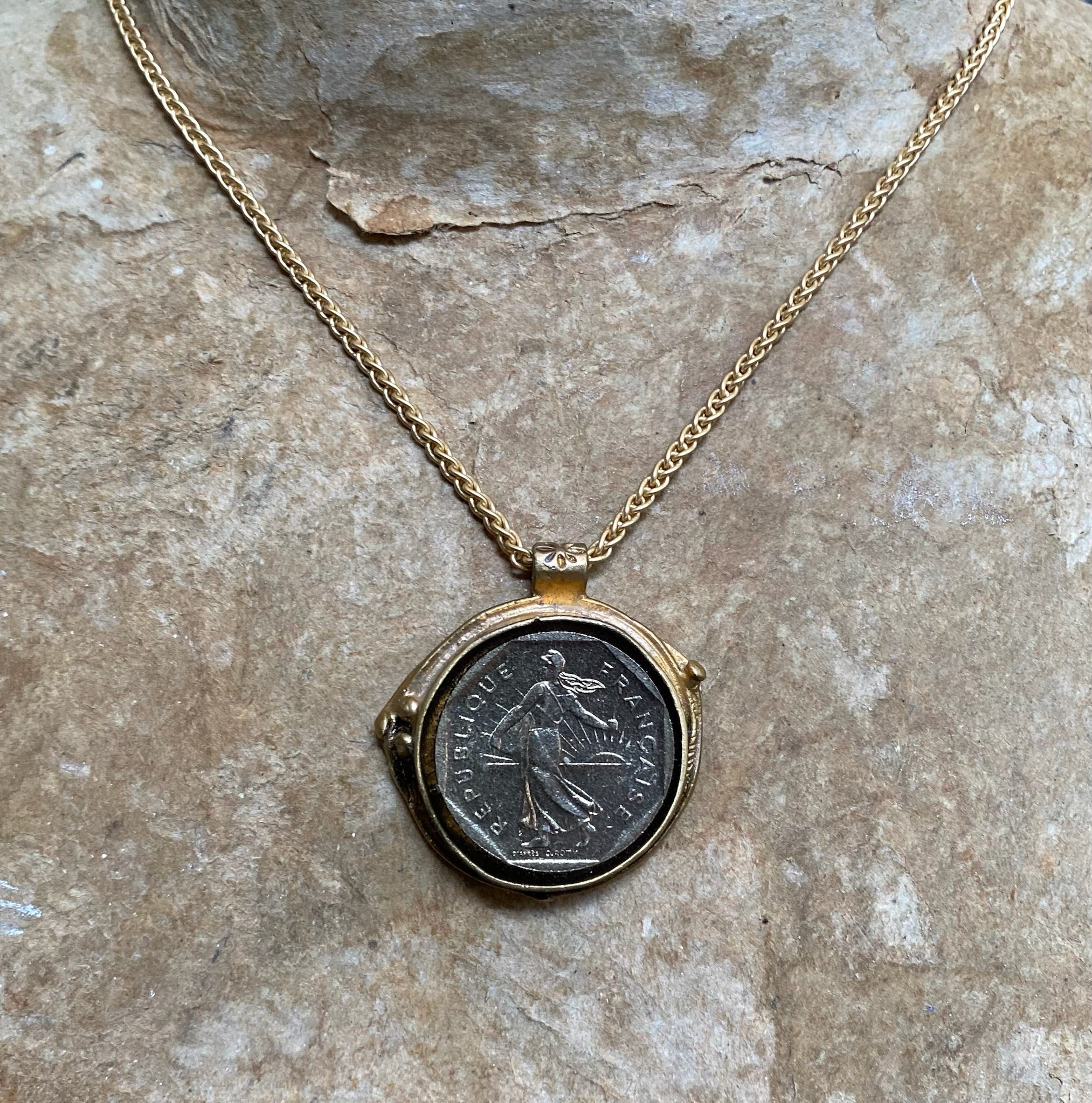 Walking Liberty Small Coin Necklace
