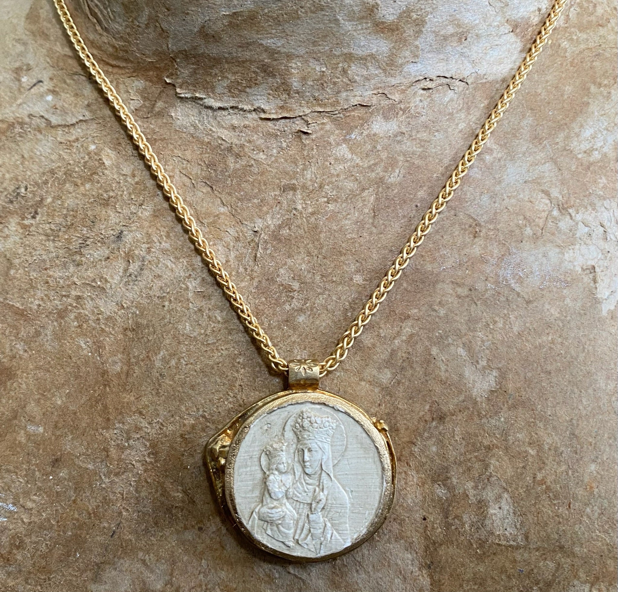 St Anne Intaglio Necklace