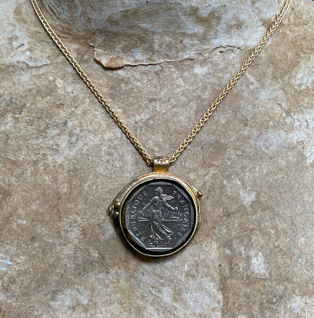 Walking Liberty Coin Necklace
